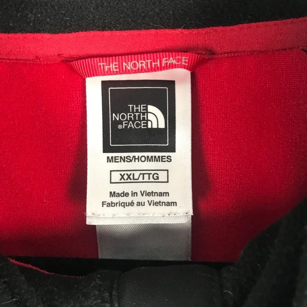 North Face 1/2 Zip Fleece lined Pullover Men's